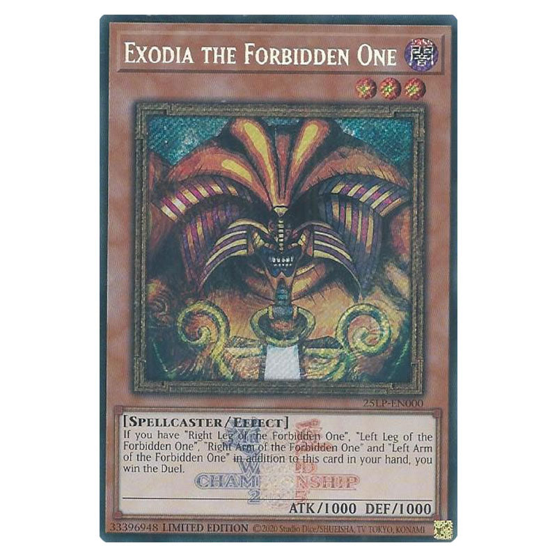 Yu-Gi-Oh! - World Championship 2025 - Limited Pack - Exodia the Forbid Yu-Gi-Oh! - World Championship 2025 - Limited Pack - Exodia the Forbid