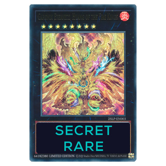 Garunix Eternity, Hyang of the Fire Kings 25LP-EN003b card from the Yu-Gi-Oh! set World Championship 2025 - Limited Pack