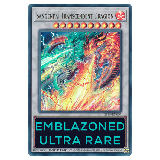 Sangenpai Transcendent Dragion 25LP-EN007c card from the Yu-Gi-Oh! set World Championship 2025 - Limited Pack