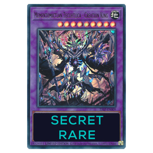 Mementomictlan Tecuhtlica - Creation King 25LP-EN009b card from the Yu-Gi-Oh! set World Championship 2025 - Limited Pack