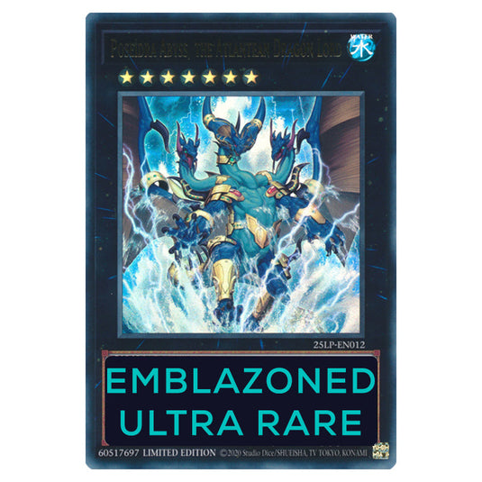 Poseidra Abyss, the Atlantean Dragon Lord 25LP-EN012c card from the Yu-Gi-Oh! set World Championship 2025 - Limited Pack