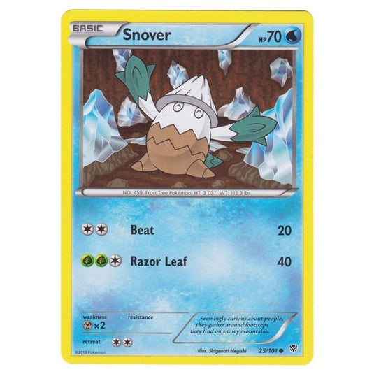Pokemon - Black & White - Plasma Blast - Snover - 25/101