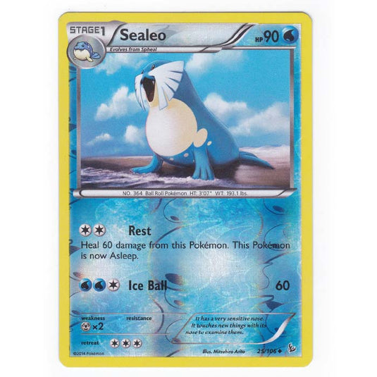 Pokemon - XY - Flashfire - (Reverse Holo) Sealeo - 25/106