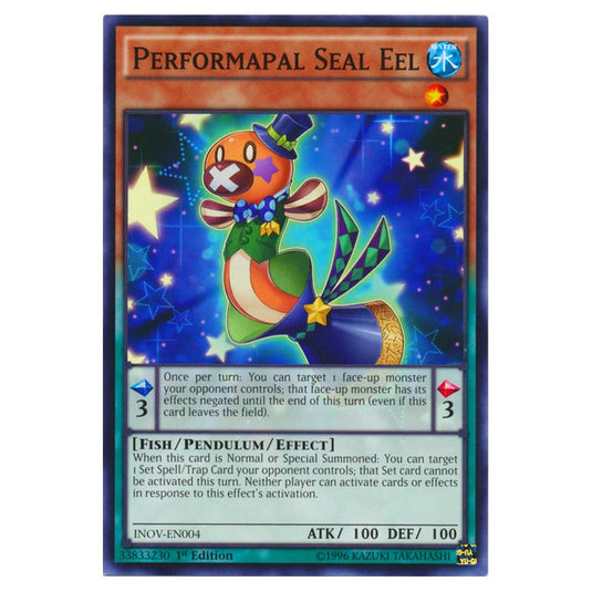 Yu-Gi-Oh! - Invasion - Vengeance - Performapal Seal Eel (Common) INOV-EN004