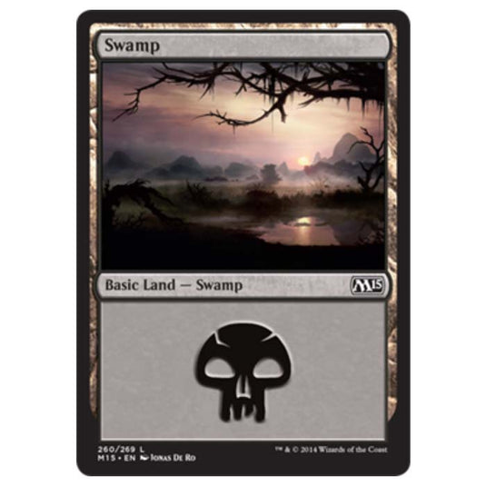 Magic the Gathering - M15 Core Set - Swamp - 260/269