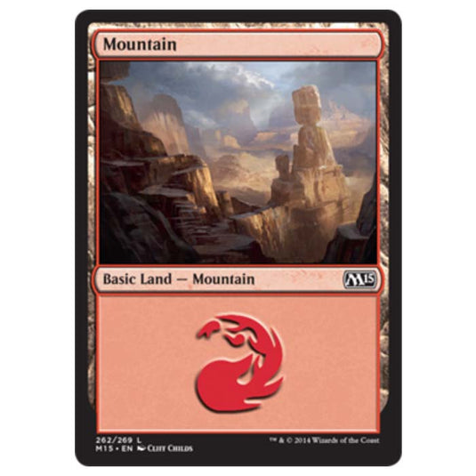 Magic the Gathering - M15 Core Set - Mountain - 262/269