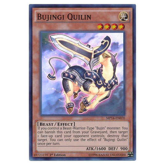 Yu-Gi-Oh! - 2014 Mega-Tin Mega Pack - Bujingi Quilin (Super Rare) MP14-EN070
