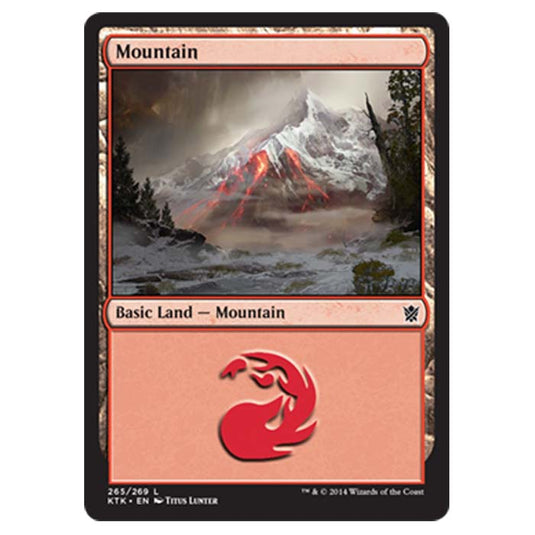 Magic the Gathering - Khans Of Tarkir - Mountain - 265/269