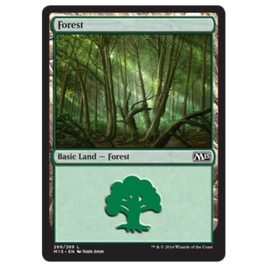 Magic the Gathering - M15 Core Set - Forest - 266/269