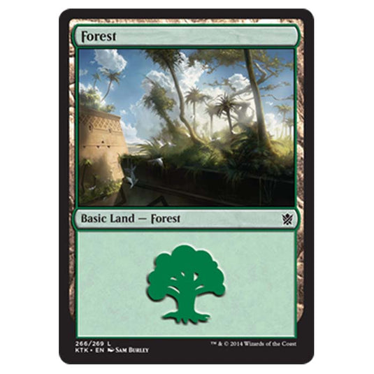 Magic the Gathering - Khans Of Tarkir - Forest - (Foil) - 266/269