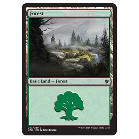 Magic the Gathering - Khans Of Tarkir - Forest - 267/269