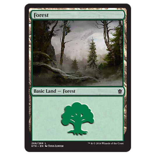 Magic the Gathering - Khans Of Tarkir - Forest - 268/269