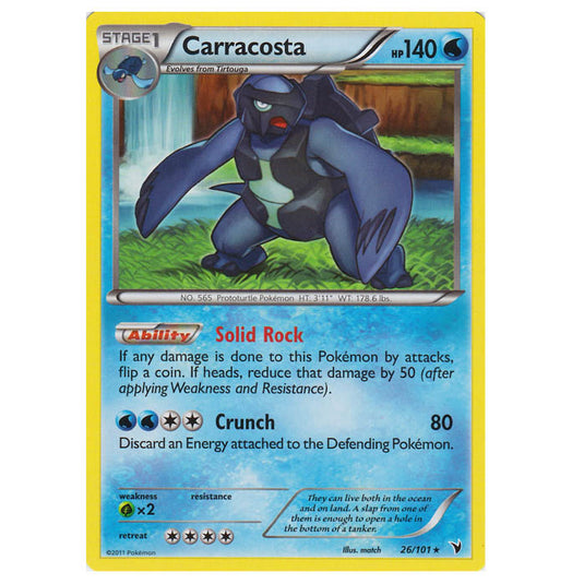 Pokemon - Black & White - Noble Victories - Carracosta 26/101