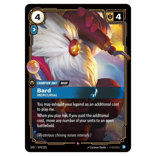 Riftbound: League of Legends TCG - Spiritforged - Bard - Mercurial - 079/221