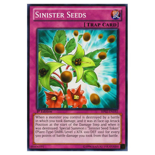 Yu-Gi-Oh! - Battle Pack 2 - War of the Giants - Sinister Seeds (Common) BP02-EN192