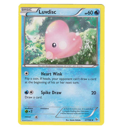 Pokemon - XY - Flashfire - Luvdisc - 27/106
