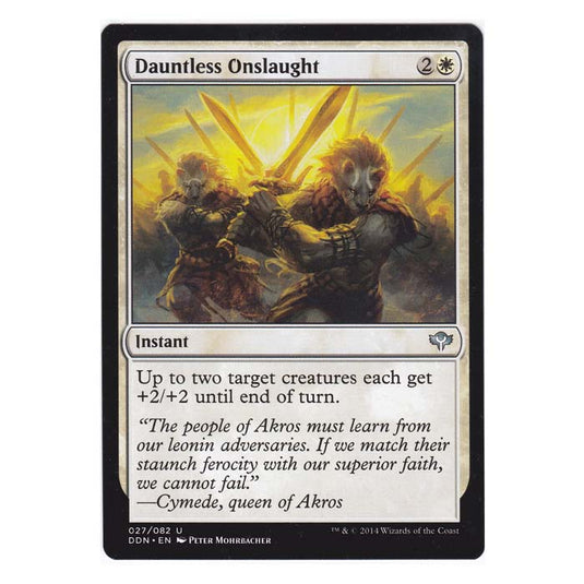 Magic the Gathering - Speed VS Cunning - Dauntless Onslaught - 27/82