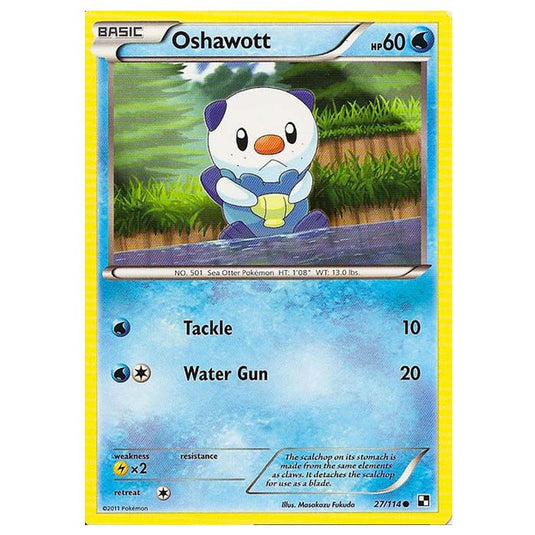 Pokemon - Black & White - Oshawott 27/114