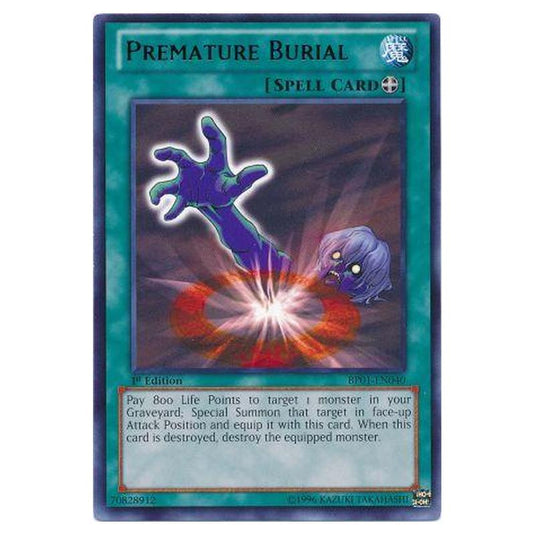 Yu-Gi-Oh! - Battle Pack - Epic Dawn - Premature Burial (Rare) BP01-EN040