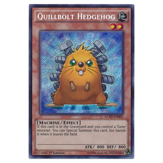 Yu-Gi-Oh! - Legendary Collection 5D's Mega Pack - Quillbolt Hedgehog (Secret Rare) LC5D-EN005