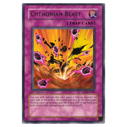 Yu-Gi-Oh! - Elemental Energy - Chthonian Blast (Rare) EEN-EN050