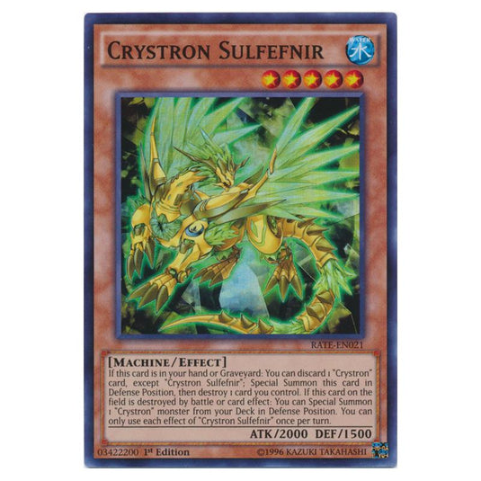 Yu-Gi-Oh! - Raging Tempest - Crystron Sulfefnir (Super Rare) RATE-EN021
