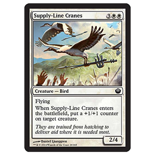 Magic the Gathering - Journey into Nyx - Supply-Line Cranes - 28/165