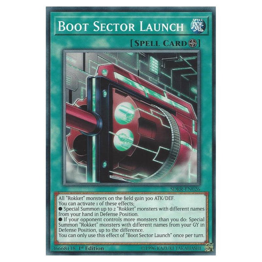 Yu-Gi-Oh! - Structure Deck - Rokket Revolt - Boot Sector Launch (Common) SDRR-EN026