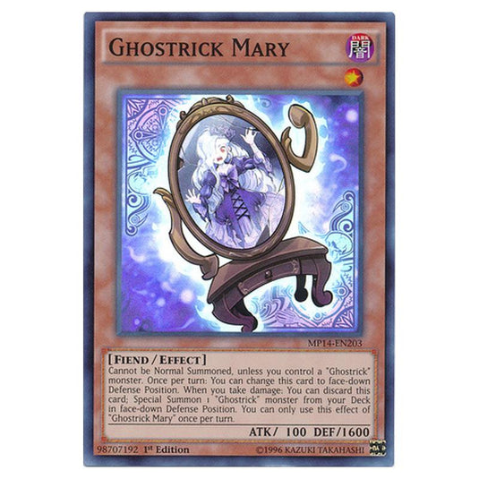 Yu-Gi-Oh! - 2014 Mega-Tin Mega Pack - Ghostrick Mary (Super Rare) MP14-EN203