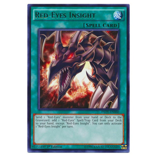 Yu-Gi-Oh! - Invasion - Vengeance - Red-Eyes Insight (Rare) INOV-EN060
