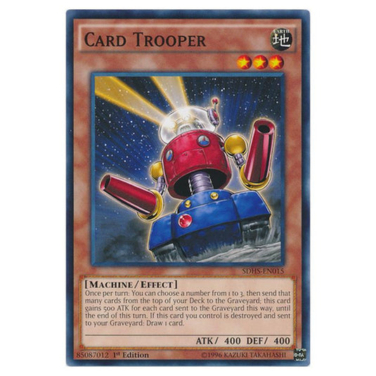 Yu-Gi-Oh! - HERO Strike Structure Deck - Card Trooper (Common) SDHS-EN015
