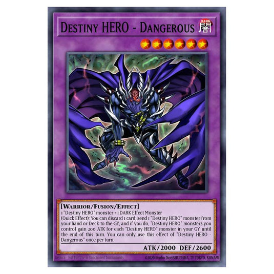 Yu-Gi-Oh! - Speed Duel GX - Duel Academy Box - Destiny HERO - Dangerous (Common) SGX1-ENB21