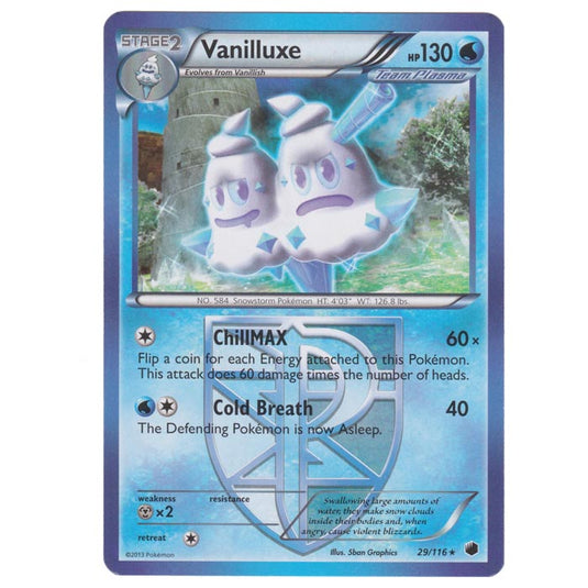 Pokemon - Black & White - Plasma Freeze - Vanilluxe - 29/116