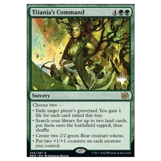 Magic The Gathering - The Brothers' War Promos - Titania's Command - 194/287