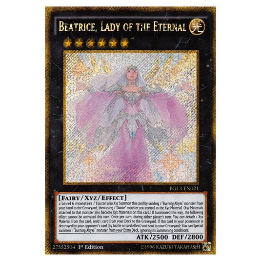 Yu-Gi-Oh! - Premium Gold - Infinite Gold - Beatrice, Lady of the Eternal (Gold Secret Rare) PGL3-EN021