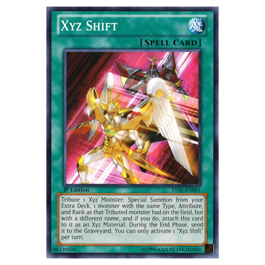 Yu-Gi-Oh! - Legacy of the Valiant - Xyz Shift (Common) LVAL-EN061