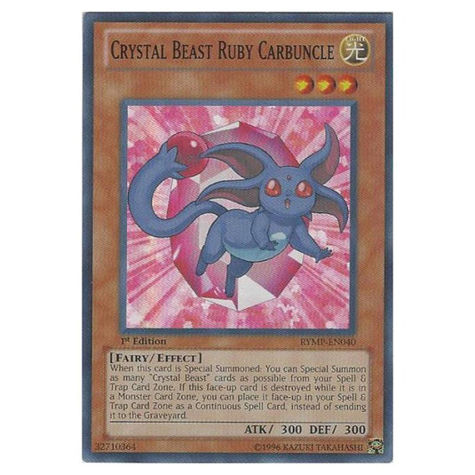 Yu-Gi-Oh! - Ra Yellow Mega Pack - Crystal Beast Ruby Carbuncle (Super Rare) RYMP-EN040
