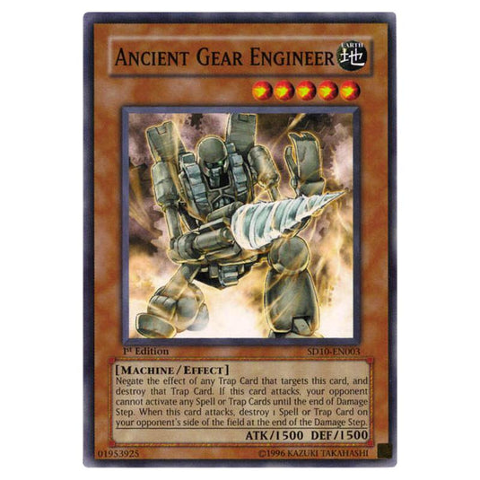 Yu-Gi-Oh! - Structure Deck - Machine Re-Volt - Ancient Gear Engineer (Common) SD10-EN003