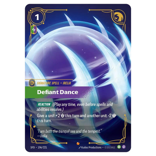 Riftbound: League of Legends TCG - Spiritforged - Defiant Dance - 196/221