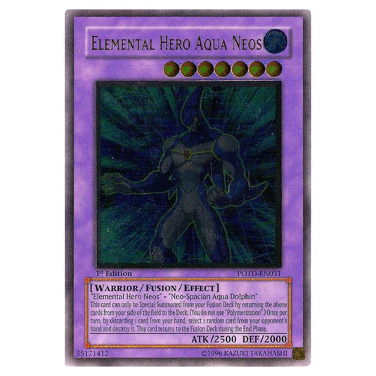 Yu-Gi-Oh! - Power of the Duelist - Elemental HERO Aqua Neos (Ultimate Rare) POTD-EN031