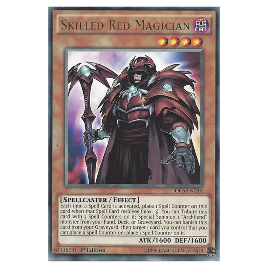 Yu-Gi-Oh! - Dimension of Chaos - Skilled Red Magician (Rare) DOCS-EN036