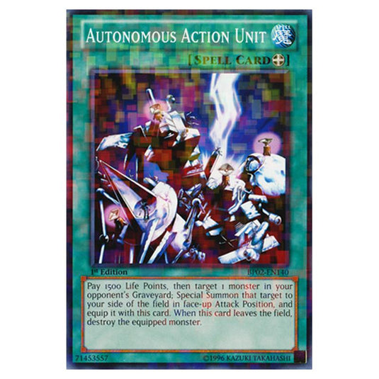 Yu-Gi-Oh! - Battle Pack 2 - War of the Giants - Autonomous Action Unit (Mosaic Rare) BP02-EN140