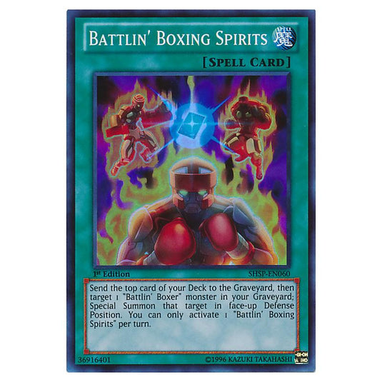 Yu-Gi-Oh! - Shadow Specters - Battlin\\' Boxing Spirits (Super Rare) SHSP-EN060