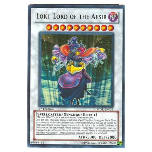 Yu-Gi-Oh! - Storm of Ragnarok - Loki, Lord of the Aesir (Ultra Rare) STOR-EN039