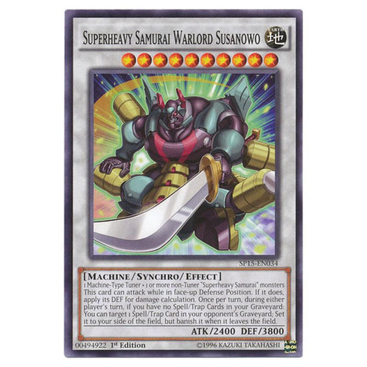 Yu-Gi-Oh! - Star Pack ARC-V - Superheavy Samurai Warlord Susanowo (Common) SP15-EN034