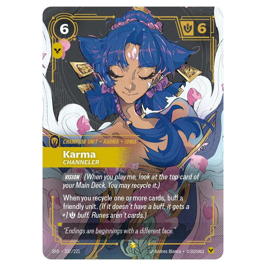 Riftbound: League of Legends TCG - Spiritforged - Karma - Channeler - 237/221