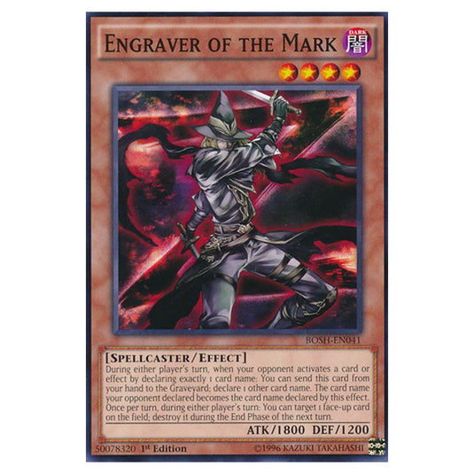 Yu-Gi-Oh! - Breakers of Shadow - Engraver of the Mark (Short Print) BOSH-EN041