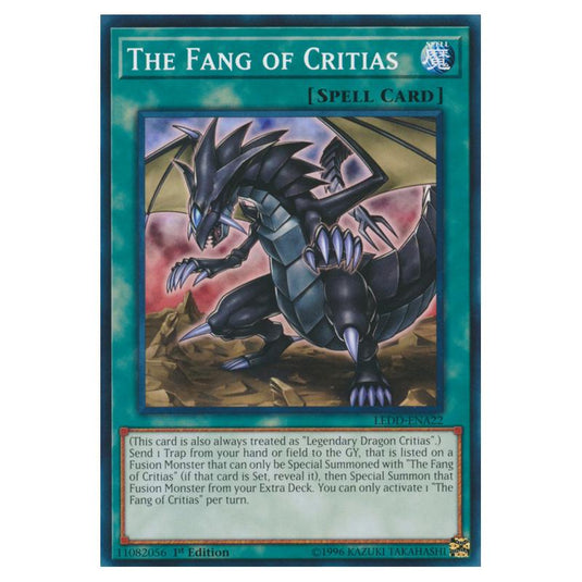 Yu-Gi-Oh! - Legendary Dragon Decks - The Fang of Critias (Common) LEDD-ENA22
