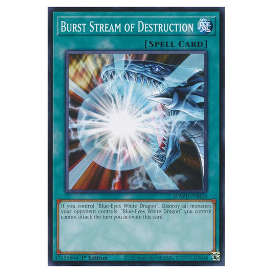 Yu-Gi-Oh! - Structure Deck - Blue-Eyes White Destiny - Burst Stream of Destruction (Common) SDWD-EN024