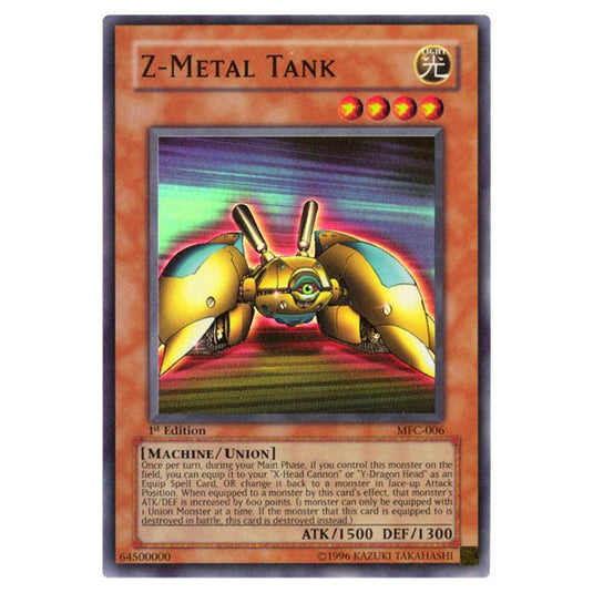 Yu-Gi-Oh! - Magician\'s Force - Z-Metal Tank (Super Rare) MFC-006